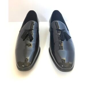 Stacy Adams Men's Phoenix Patent Leather Slip-on Loafer Shoe Black Size 9M NWT